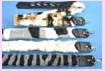 Womens fashion belt - assorted wholesale fur fashion belt
