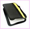 china products CD holder - black w/yellow strip decorative cd holder