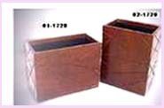 promotional indoor home decor distributor - square shaped wooden vases available     
